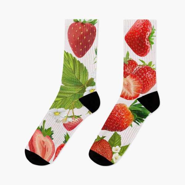 Item preview, strawberry hand drawn pattern designed and sold by Special-Ninja.
