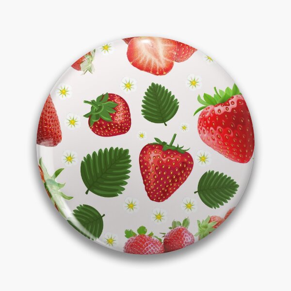 Item preview, strawberry hand drawn pattern designed and sold by Special-Ninja.