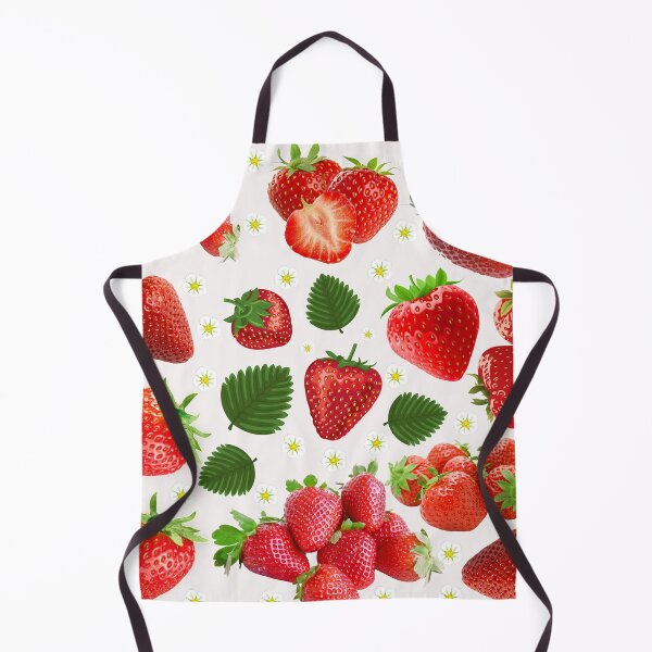 Item preview, strawberry hand drawn pattern designed and sold by Special-Ninja.