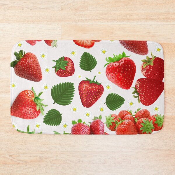 Item preview, strawberry hand drawn pattern designed and sold by Special-Ninja.