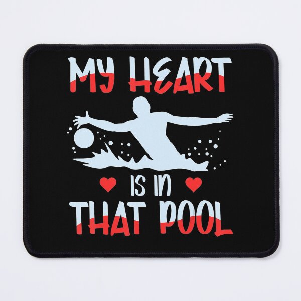 Item preview, Water Polo Player My Heart Is In That Pool designed and sold by EmmiSchramm.