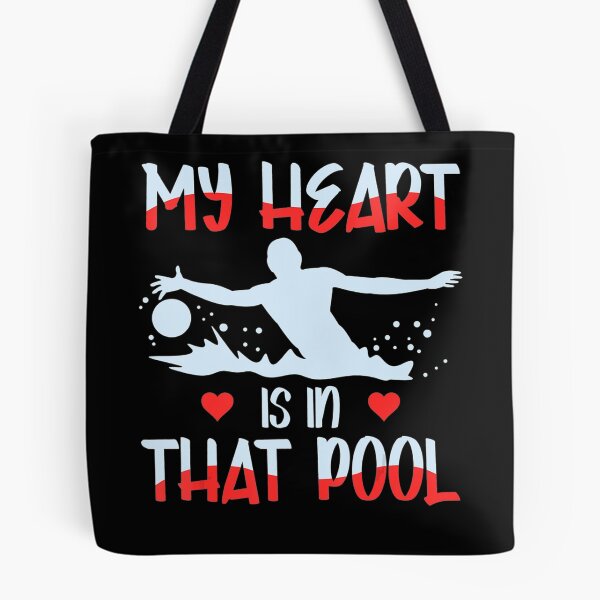 Item preview, Water Polo Player My Heart Is In That Pool designed and sold by EmmiSchramm.