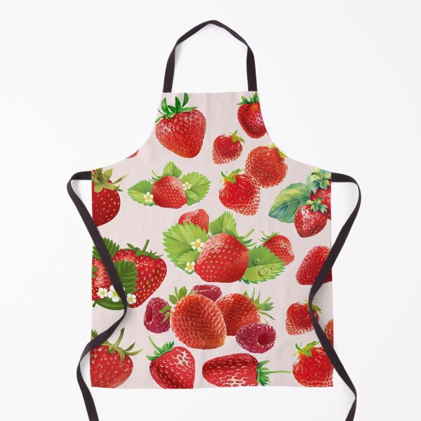 Item preview, strawberry hand drawn pattern designed and sold by Special-Ninja.