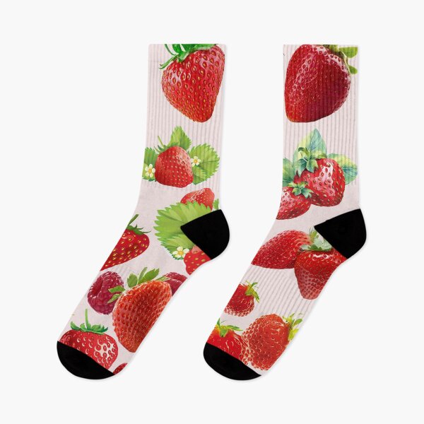 Item preview, strawberry hand drawn pattern designed and sold by Special-Ninja.