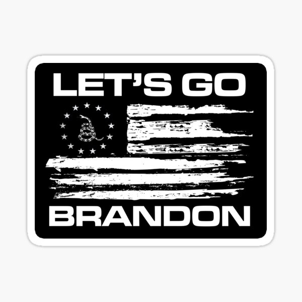 Let's Go Brandon FJB Bumper Stickers 5-Pack Funny Decal, Hilarious Stickers