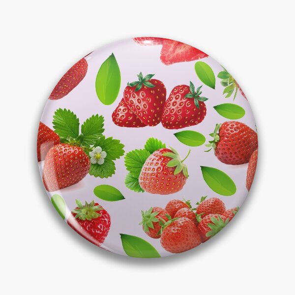 Item preview, strawberry hand drawn pattern designed and sold by Special-Ninja.