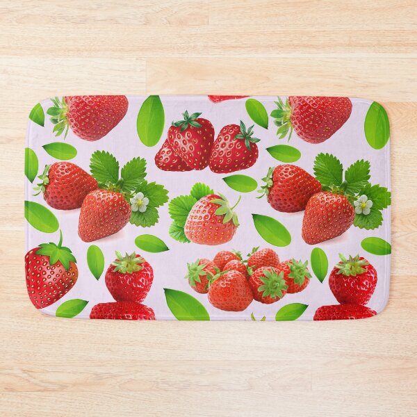 Item preview, strawberry hand drawn pattern designed and sold by Special-Ninja.