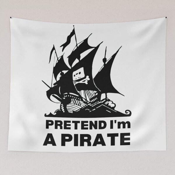 Item preview, Pretend Im A Pirate - Funny Halloween, Funny Pirate, Funny Design, Funny Quotes, Funny Quotation designed and sold by Santanu1990.