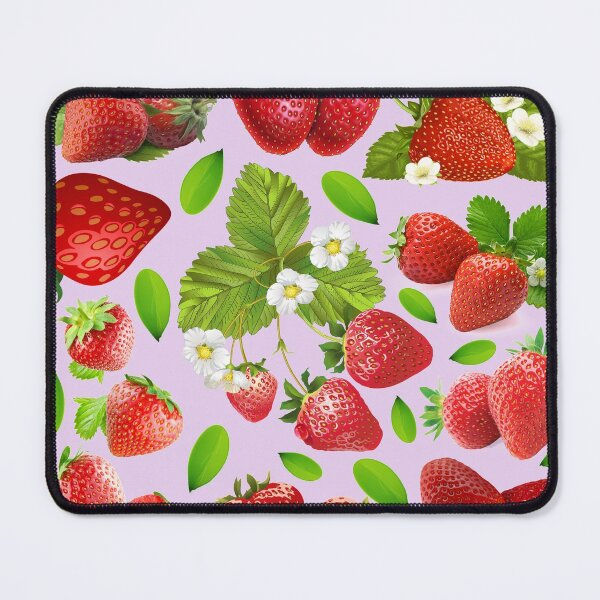 Item preview, strawberry hand drawn pattern designed and sold by Special-Ninja.