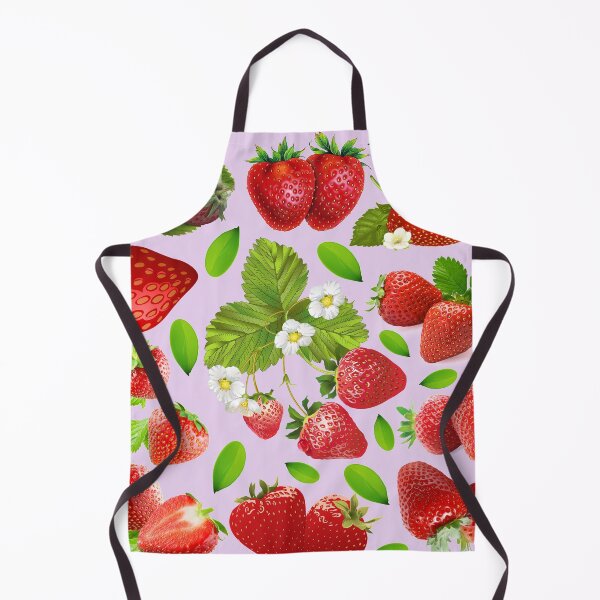 Item preview, strawberry hand drawn pattern designed and sold by Special-Ninja.