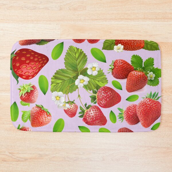 Item preview, strawberry hand drawn pattern designed and sold by Special-Ninja.