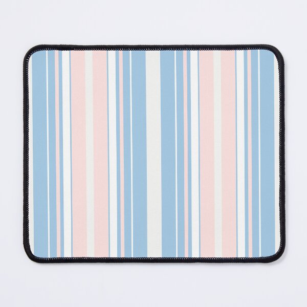 Item preview, Baby Blue Baby Pink Vertical Balanced Stripes designed and sold by weirdAffect.