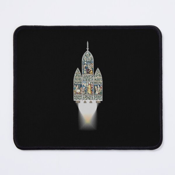 Item preview, Rocket with stained glass design - inspired by antique art designed and sold by leadwithart.