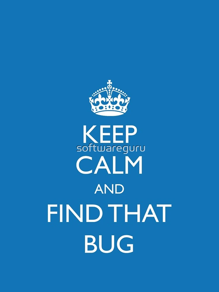 Thumbnail 4 of 4, iPhone Case, Keep Calm and "find that bug" - software engineering, developer, coding, debugging, debugger designed and sold by softwareguru.