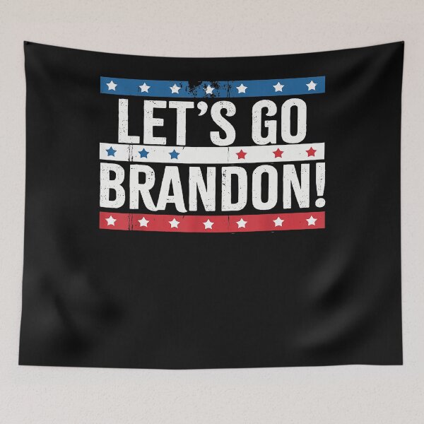 Aperçu de l'œuvre Lets Go Brandon Us Drapeau Couleurs Vintage créée et vendue par begin-again.