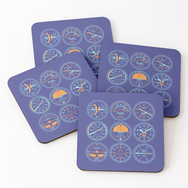 Item preview, Aircraft Flight Instruments - Portrait Purple designed and sold by VoodooCircus.