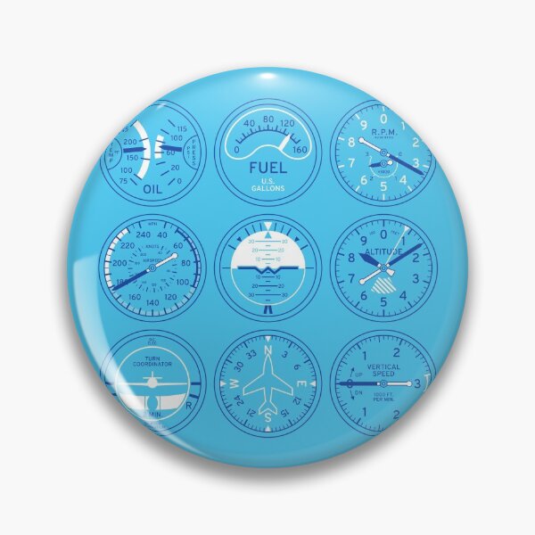 Item preview, Aircraft Flight Instruments - Portrait Sky designed and sold by VoodooCircus.