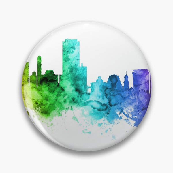Item preview, Wellington New Zealand Skyline designed and sold by ArtPrints.