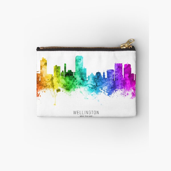 Item preview, Wellington New Zealand Skyline designed and sold by ArtPrints.