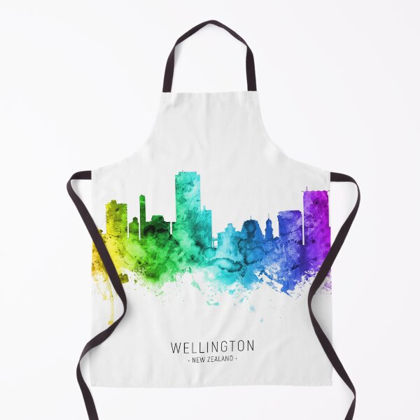 Item preview, Wellington New Zealand Skyline designed and sold by ArtPrints.