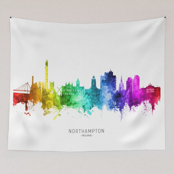 Item preview, Northampton England Skyline designed and sold by ArtPrints.