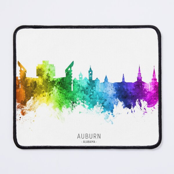 Item preview, Auburn Alabama Skyline designed and sold by ArtPrints.
