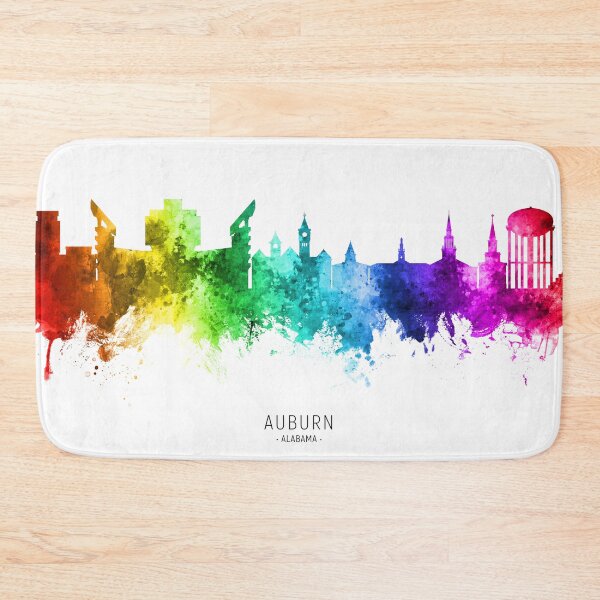 Item preview, Auburn Alabama Skyline designed and sold by ArtPrints.
