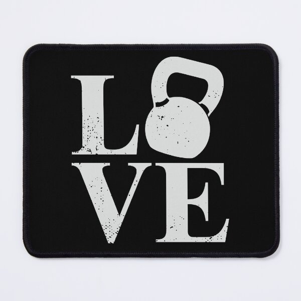 Item preview, Love Kettlebell, Funny workout lover, Weight lifting designed and sold by GPODdesign.