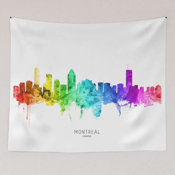 Item preview, Montreal Canada Skyline designed and sold by ArtPrints.