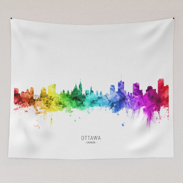 Item preview, Ottawa Canada Skyline designed and sold by ArtPrints.