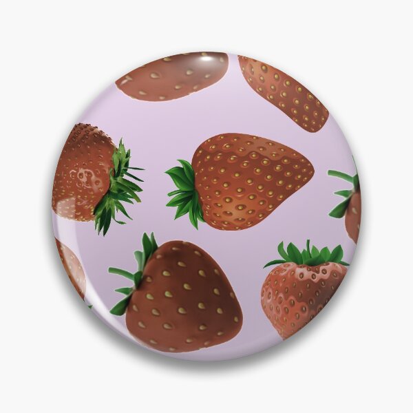 Item preview, strawberry hand drawn pink color pattern designed and sold by Special-Ninja.