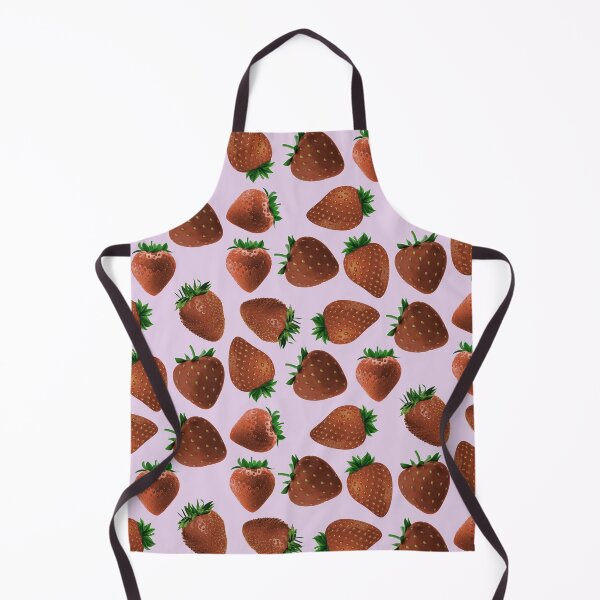 Item preview, strawberry hand drawn pink color pattern designed and sold by Special-Ninja.