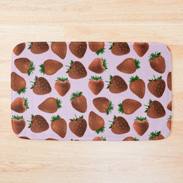Item preview, strawberry hand drawn pink color pattern designed and sold by Special-Ninja.