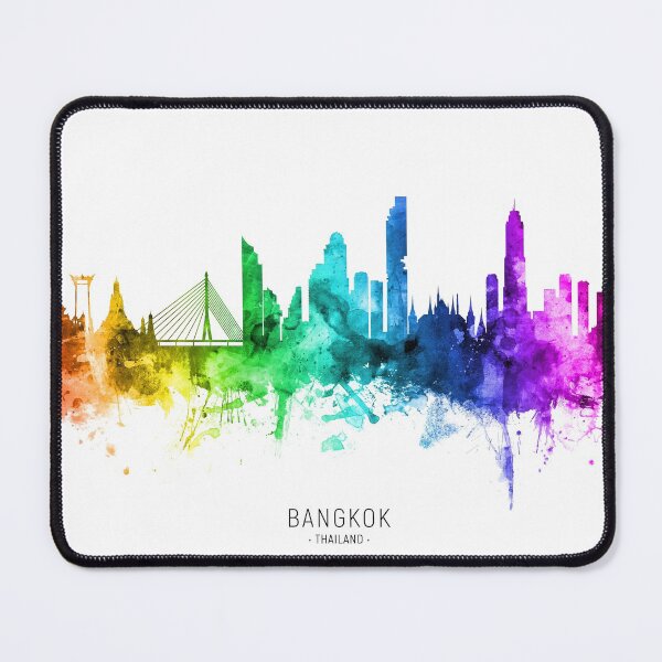 Item preview, Bangkok Thailand Skyline designed and sold by ArtPrints.