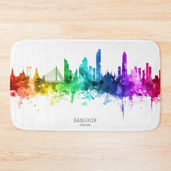 Item preview, Bangkok Thailand Skyline designed and sold by ArtPrints.