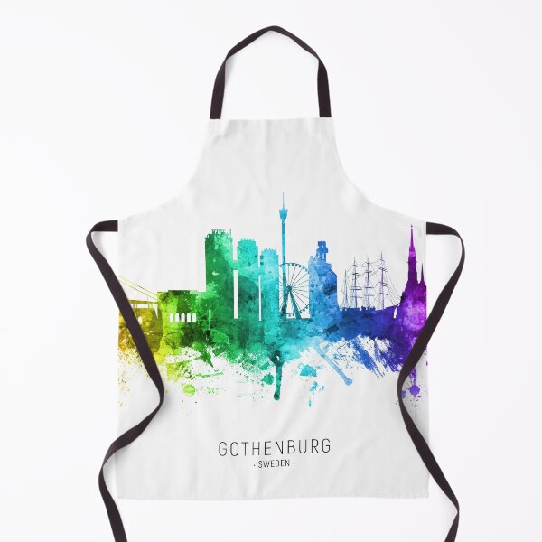 Item preview, Gothenburg Sweden Skyline designed and sold by ArtPrints.