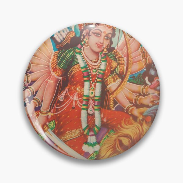 Item preview, Rare Vintage Illustrated Psychedelic Poster From Nepal - EDEN HASHISH CENTRE (Goddess Durga) designed and sold by VISIBLECREATION.