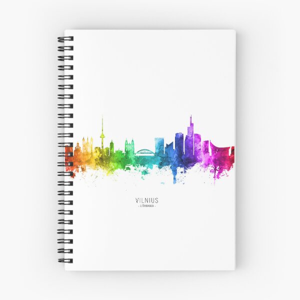 Item preview, Vilnius Lithuania Skyline designed and sold by ArtPrints.