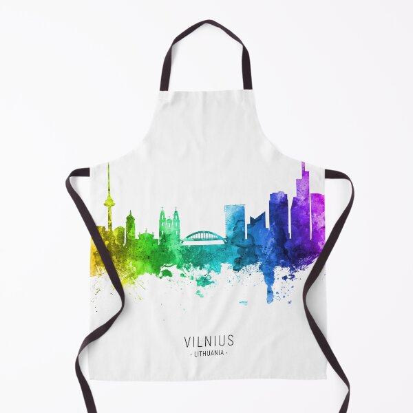Item preview, Vilnius Lithuania Skyline designed and sold by ArtPrints.