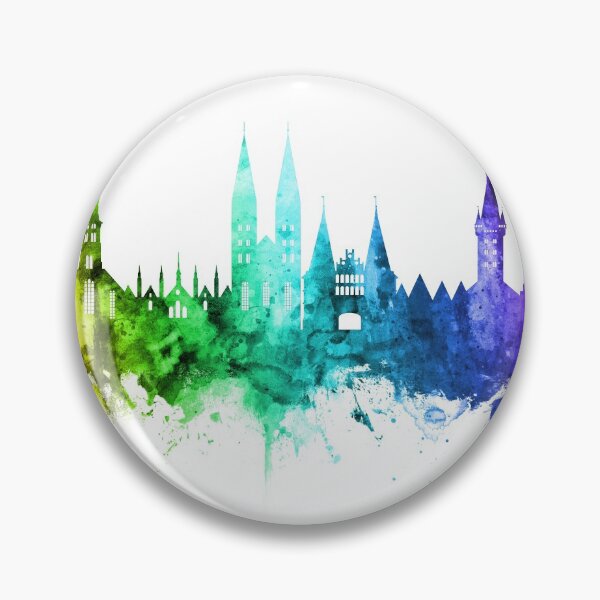 Item preview, Lubeck Germany Skyline designed and sold by ArtPrints.