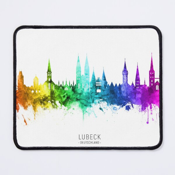 Item preview, Lubeck Germany Skyline designed and sold by ArtPrints.
