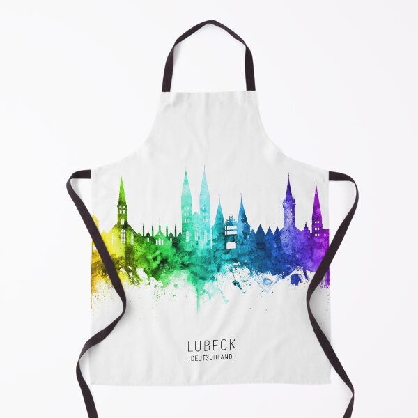 Item preview, Lubeck Germany Skyline designed and sold by ArtPrints.