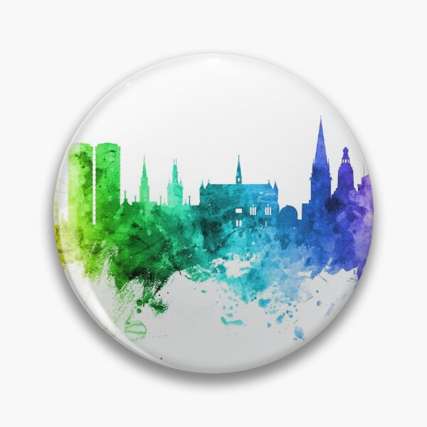 Item preview, Dundee Scotland Skyline designed and sold by ArtPrints.