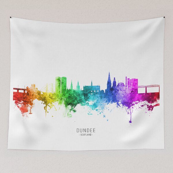 Item preview, Dundee Scotland Skyline designed and sold by ArtPrints.