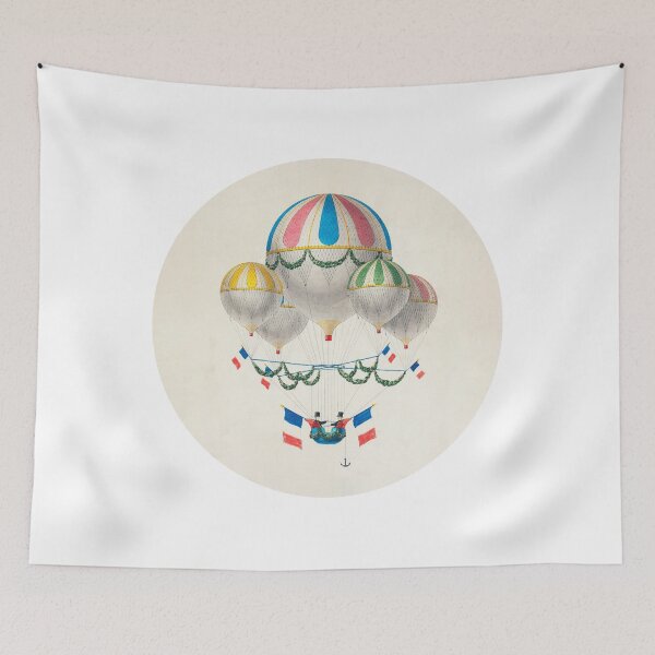 Item preview, French flag decorated group of air balloons designed and sold by leadwithart.