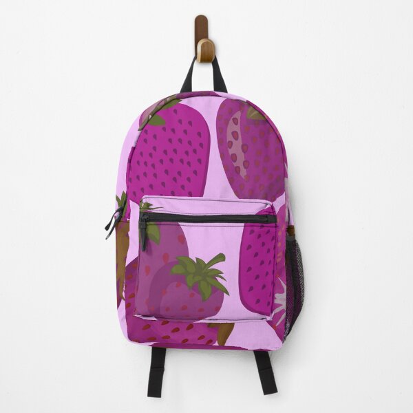 Item preview, strawberry hand drawn pink color pattern designed and sold by Special-Ninja.