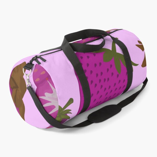 Item preview, strawberry hand drawn pink color pattern designed and sold by Special-Ninja.