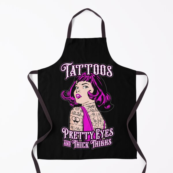 Item preview, Tattoos Pretty Eyes And Thick Thighs Vintage Tattoo Pop Art designed and sold by GrandeDuc.