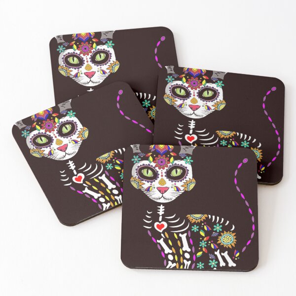 Item preview, Sugar Skull Mexican Cat Halloween designed and sold by bobeothuenha.