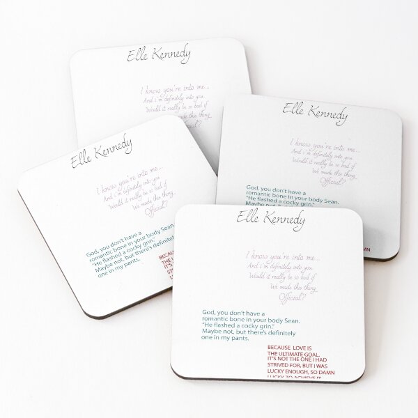 Item preview, Elle Kennedy Book Quotes    designed and sold by SolsaDesigns.